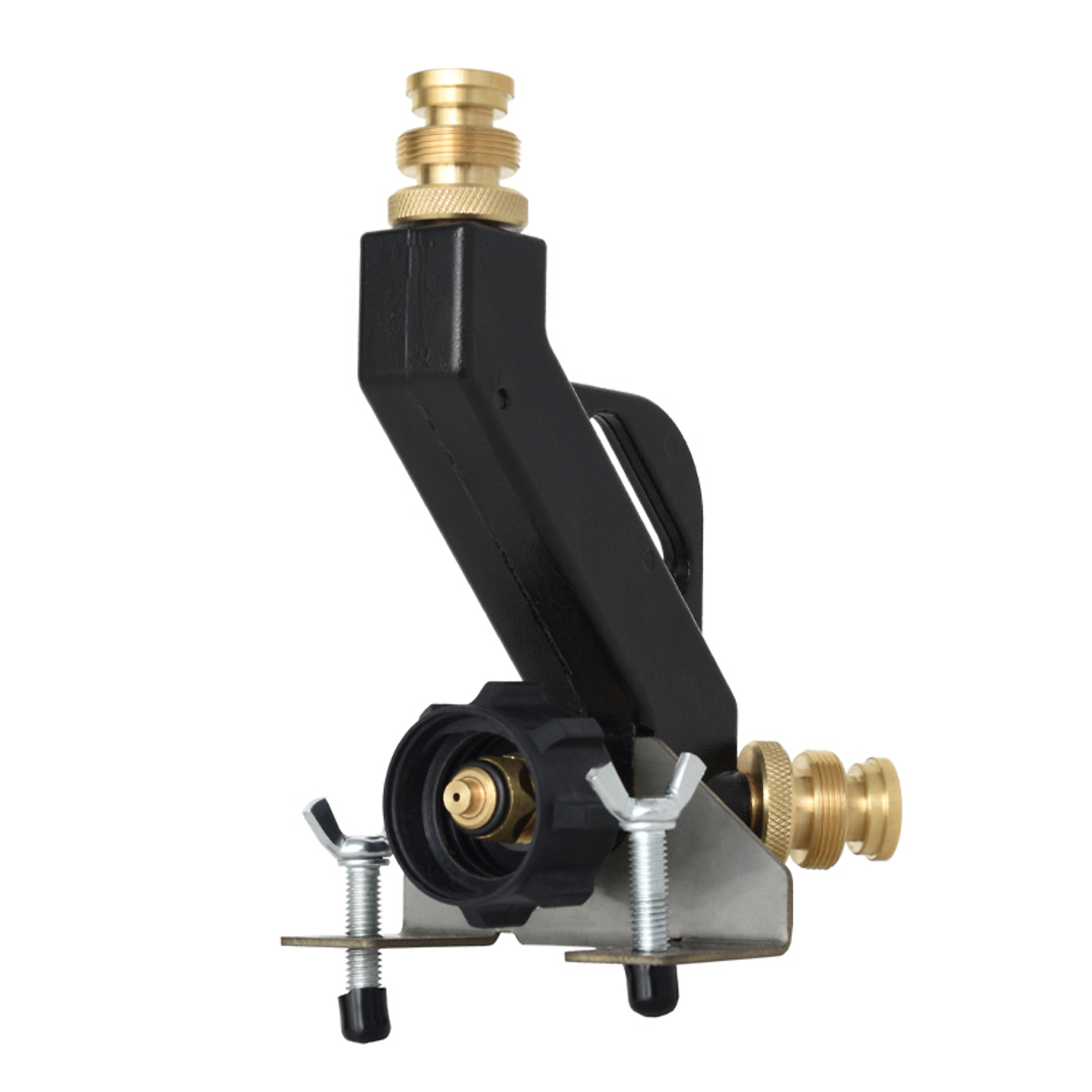 Flame King, Propane Tank Level Indicator, Included (qty.) 1 Material Brass, Compatible With lanterns, stoves, heaters, grills, and many other, Model# FK-DTMINI